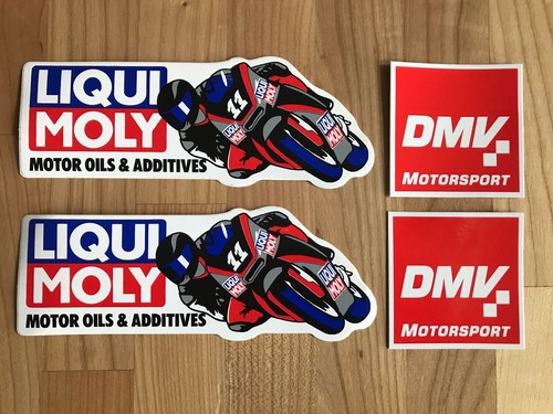 Superbike aufkleber liqui - aufkleber, moly