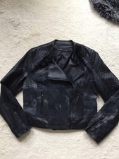 Laura Jo, Jacke, Bikerjacke, Gr. XL (40/42) Maße!, schwarz marmoriert
