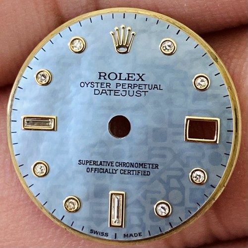 Rolex blaues mop zifferblatt - rolex,