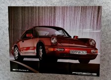 Porsche 911 964 Carrera 4 Poster Christophorus Magazine Retro Prospekte Konvolut