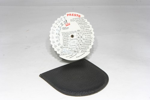 Presto belichtungs tabelle - presto, mit