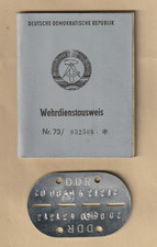 NVA Wehrdienstausweis   Soldat