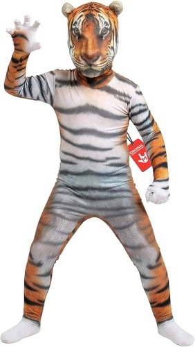 Kinder tiger morphsuit kostüm - tiger,