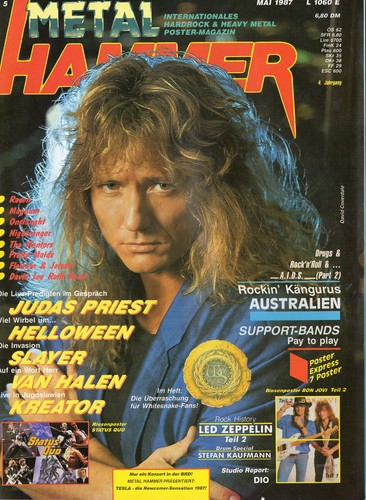 Metal hammer ausgabe 1987 - nr.5,