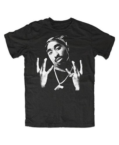 2pac shirt black - black,
