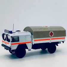 Roco MAN KAT 4x4 Pritsche/Plane DRK Katastrophenschutz 1:87 /RO691 ex Bundeswehr