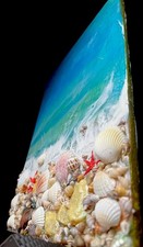 Maritimes Epoxidharz Wandbild