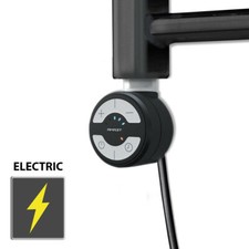 Terma Moa schwarz thermostatische elektrische Elemente für schwarze Handtuchhalter Heizkörper