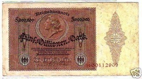 Millionen mark banknote - millionen,