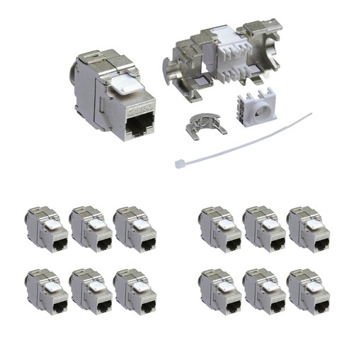 12x keystone jack modul - jack, cat.6a