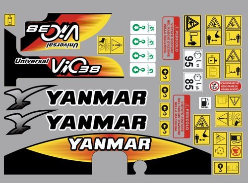 Yanmar vio universal decals - universal,