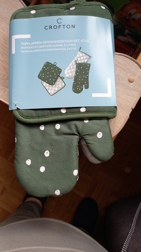 Topflappen-Ofenhandschuh-Set