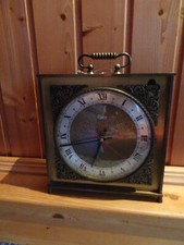 Vintage Schrank-Kaminuhr von