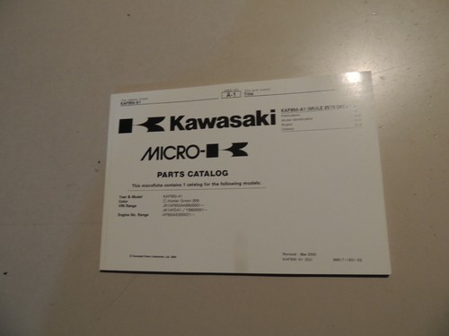 2000 parts catalog kawasaki - parts,