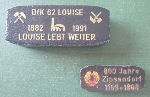 Ddr zierbrikett kohle - ddr,