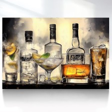 Leinwand Bild Cocktails Küche