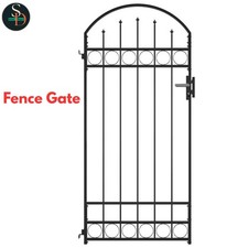 Modernes Zauntor mit