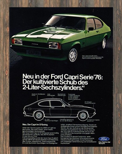 Ford capri reklame - ford, s