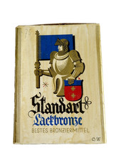 Original Schachtel/ Karton “Standart Lackbronze, Bestes Bronziermittel“ 30er(?)