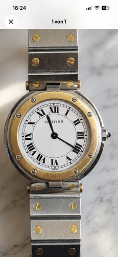Cartier santos ronde - ronde, uhr