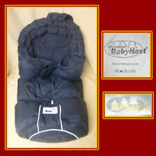 Winter Babynest,Fußsack,blau,Odenwälder,Baby Billi XL,-Thermo,Boden abnehmbar