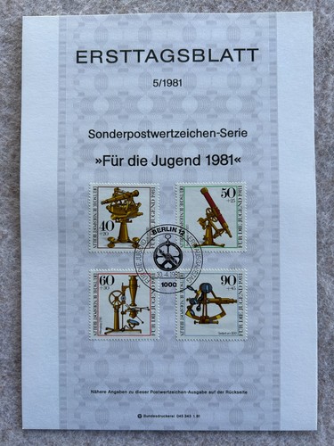 Berlin ersttagsblatt 5 1981 - ersttagsblatt-, 5/1981