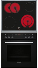 Siemens EQ411TAAB Elektroherd Einbauherd-Set schwarz Hervorragend - Refurbished