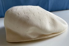 Original Kangol Tropic 504 Flatcap Cap Schiebermütze creme Gr. S 54/55
