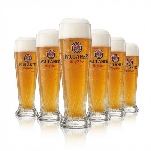 Paulaner weißbier glas - 6x,