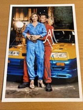 Tina Ruland & Til Schweiger original sign  Manta Manta 15 x 18 cm  Foto