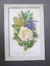 Antike Weihnachtskarte My