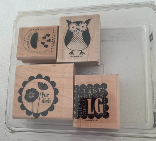 Stampin holzstempel set - stampin', up!