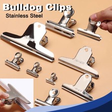 Edelstahl Silber Bulldog Clips