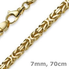 7mm königskette aus 585 gold - aus,