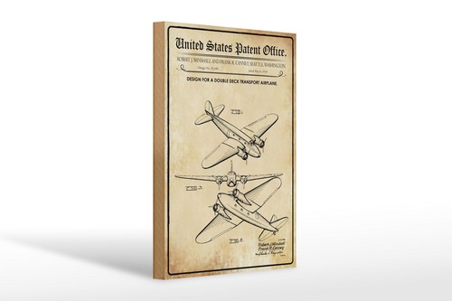 Holzschild patent 20x30 - patent,