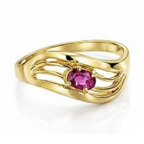 Karat gelbgold ring - 18,