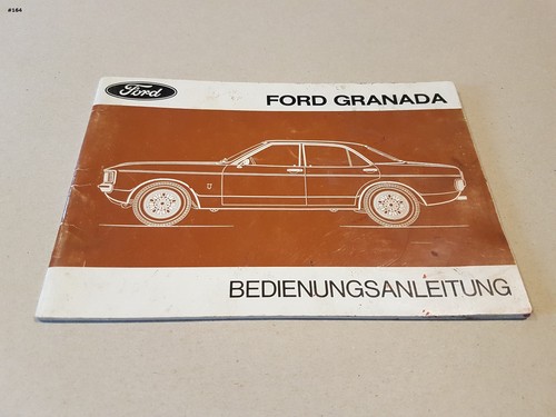 Ford granada betriebsanleitung - ford,
