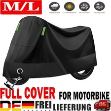 MOTORRAD ABDECKUNG MOTORRADGARAGE ABDECKPLANE ABDECKHAUBE SCHUTZHÜLLE SET