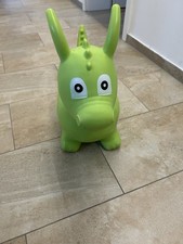 Hüpftier Hüpfpferd Drache grün