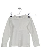 FAGOTTINO Kinder Langarmshirt Gr. 98 Weiß Casual Basic Baumwolle