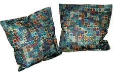 Kissenbezug Set Kissen Indien 43 x 43 cm Baumwolle-Leinen Bunt magische Muster