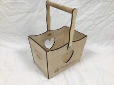 Hacker Pschorr Flaschenträger für 6 Flaschen Holz Bierträger 25 x 17 x 33 cm