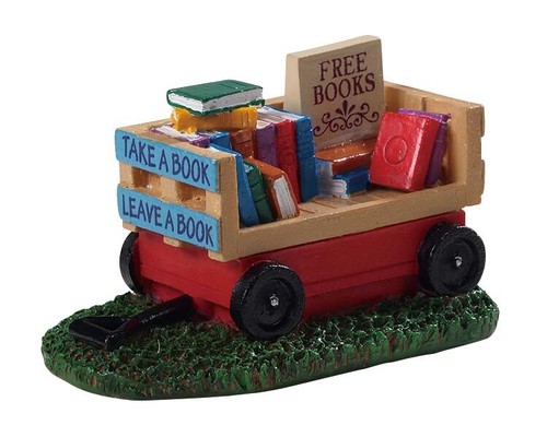Lemax book wagon - lemax,