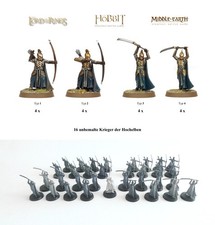 unbemalt - Elben Armee - 16 Hochelben - GW - Kunststoff - sehr guter Zustand