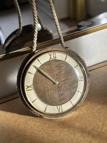 Vintage mauthe wall clock - vintage,