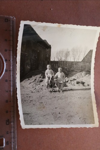 Tolles altes foto zwei kleine - foto,