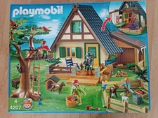 PLAYMOBIL Forsthaus mit Tierpflegestation (4207) fast vollständig