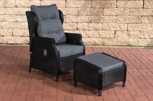 Sessel breno inkl fußhocker - sessel,