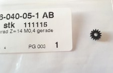 Roco 111115 Zahnrad 14 Zähne, Spur H0, NEU