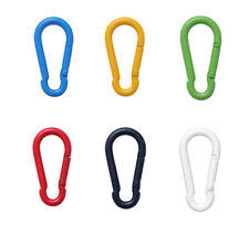 Bunte Edelstahl Karabinerhaken mit PE-Beschichtung ( A4 / AISI316 )